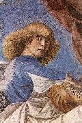 Melozzo da Forli One of Melozzo famous angels from the Basilica dei Santi Apostoli Spain oil painting artist
